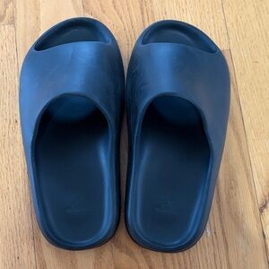 adidas Kids Black Slide Sandals